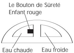 HAIER WDLS056 - Robinets d'eau chaude (rouge) ou froide (bleu) (WDLT165) - 2