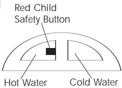HAIER WDLS056 - Cold (blue) / Hot (red) Water Facuits (WDLT165) - 3