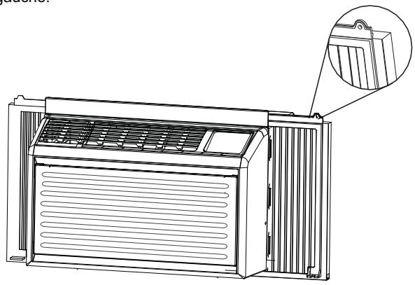 HAIER AMA05KF - Installer les rideaux latéraux - 4
