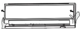 HAIER AS24GS2ERA - Abra la rejilla de la toma de entrada - 1