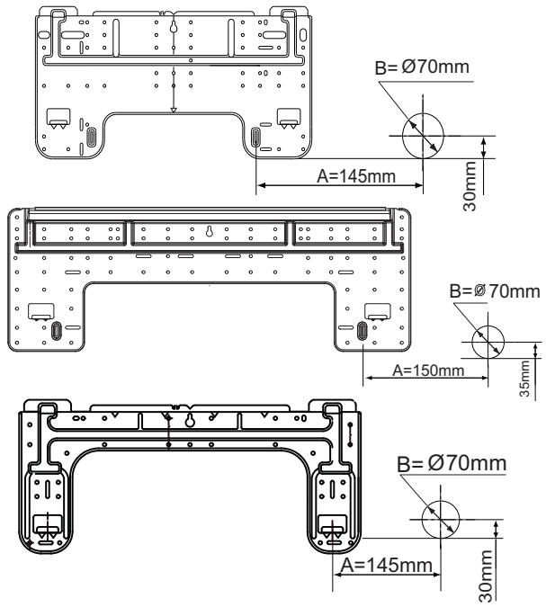 HAIER AS24GS2ERA - When the mounting plate is first fixed - 1