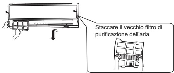 HAIER AS24GS2ERA - Staccare il filtrlo dell'aria standard - 1