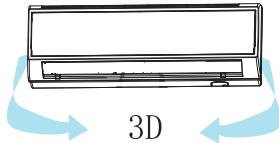 HAIER AS24GS2ERA - Regolazione della direzione del flusso d'aria - 6