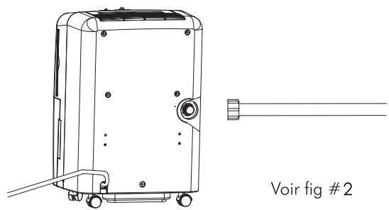 HAIER DE65EK-L - Fixation d'un tuyau d'arrosage de jardin ordinaire - 2