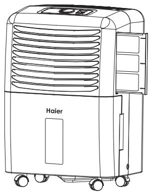 HAIER DM32EK - Retrait du filtre à air - 1