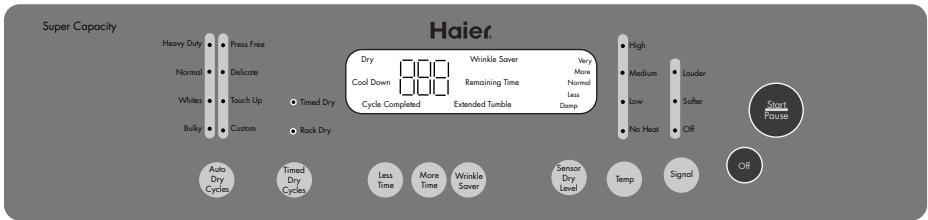 HAIER GDE 750 AW - GDE/GDG 950AW - 1