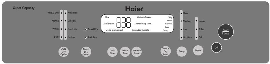 HAIER GDE 750 AW - GDE/GDG 950AW - 1