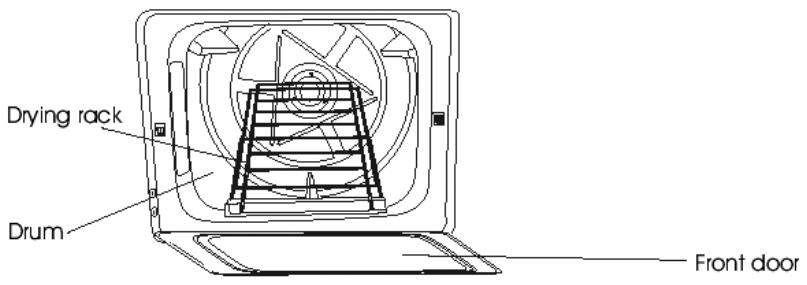 HAIER GDG 950 AW - PREPARATIONS BEFORE DRYING - 1