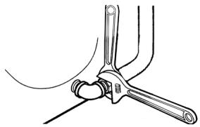 HAIER GDG 950 AW - CONNECTING THE DRYER TO THE GAS SUPPLY - 3