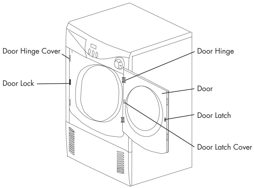 HAIER HDY6-1C - Door Reversal - 1