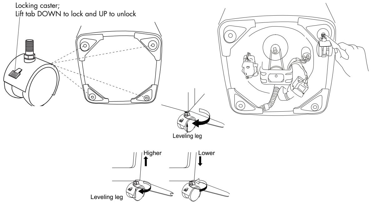 HAIER HLP21N - Caster Option (when supplied or purchased) - 1