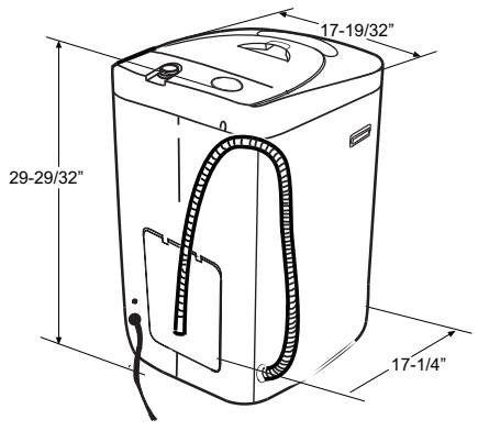 HAIER HLP21N - Dimensiones de la unidad - 1