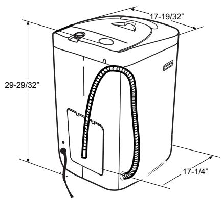 HAIER HLP21N - Unit Dimensions - 1