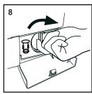 HAIER HWD80-1482-F - Clean the filter once a month: - 8