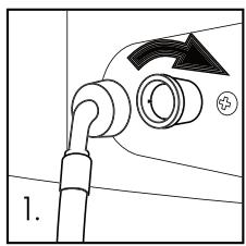 HAIER HWD80-1482-F - TUYAU d'arrivée d'eau - 1