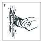 HAIER HWD80-1482-F - Clean the filter once a month: - 7