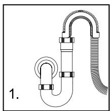 HAIER HWD80-1482-F - DRAIN HOSE - 1