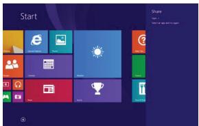 HAIER PAD MINI W800 - Charm menu column - 8