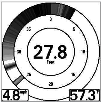 HUMMINBIRD 343 - Mode d'affichage clignotant circulaire - 1