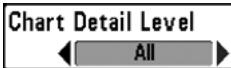 HUMMINBIRD 797C2 - Onglet cartographie du menu principal - 1