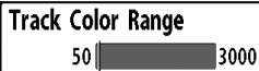 HUMMINBIRD GPS 797C - Procédure de modification de la distance minimale trace : - 1