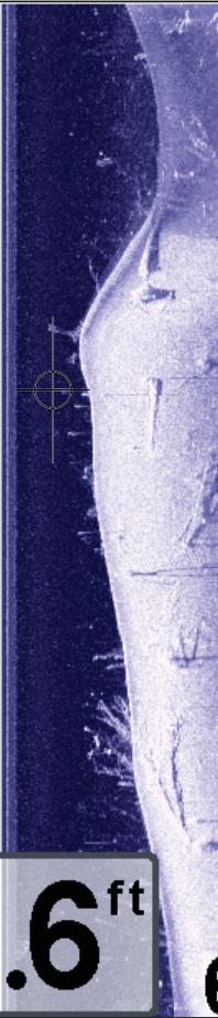 HUMMINBIRD GPS 797C - Représentations à l'écran d'imagerie latérale - 3