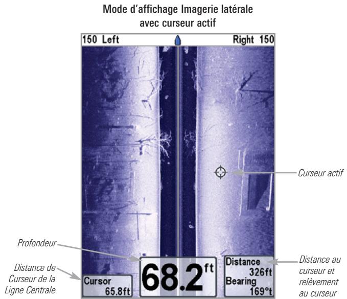 HUMMINBIRD GPS 797C - Mode d'affichage imagerie latérale - 1
