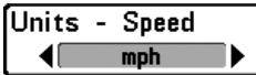 HUMMINBIRD GPS 797C - Réglage des unités de distance : - 1