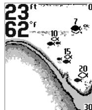 HUMMINBIRD PIRANHAMAX20 - Contraste du menu réglages - 7