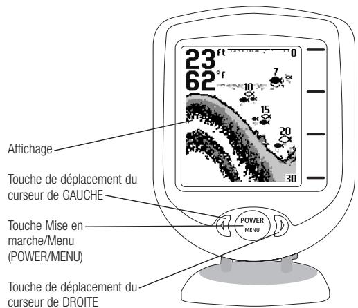 HUMMINBIRD PIRANHAMAX20 - Mise en marche et arrêt - 2