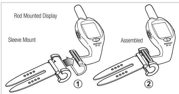 HUMMINBIRD RF20 SMARCAST - Activating the Rod Mounted Display Battery - 1