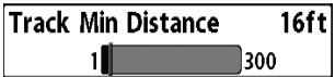 HUMMINBIRD 937C COMBO - Procédure de modification de l'intervalle de temps entre les points d'itinéraire : - 1