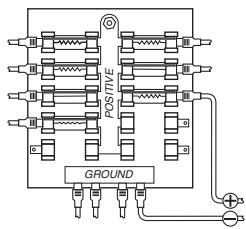 HUMMINBIRD 937C COMBO - Branchement du cable d'alimentation de la téte de commande au BATEAU - 1