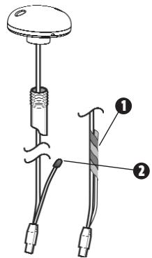 HUMMINBIRD 937C DF COMBO - Montage sur étrave avec une TIGE filetée 1" - 14 existante - 2