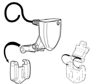 HUMMINBIRD 937C DF COMBO - Fixation du pivot sur le transducteur (appareil à simple fréquence) : - 2