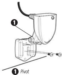 HUMMINBIRD 937C DF COMBO - Montage du transducteur et du pivot sur le support (appareils à simple fréquence) : - 1