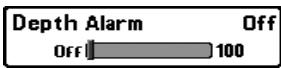 HUMMINBIRD GPS 787CI - Onglet alarmedes du menu principal - 1