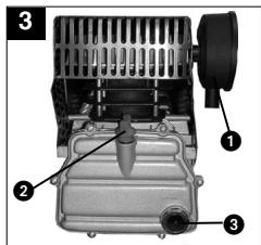 EINHELL EURO 24 - Austausch Ölverschluß und Montage Luftfilter: - 1