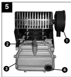 EINHELL EURO 8 - - Changing the oil - 1