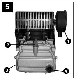 EINHELL EURO 8 - - Olie verversen: - 1
