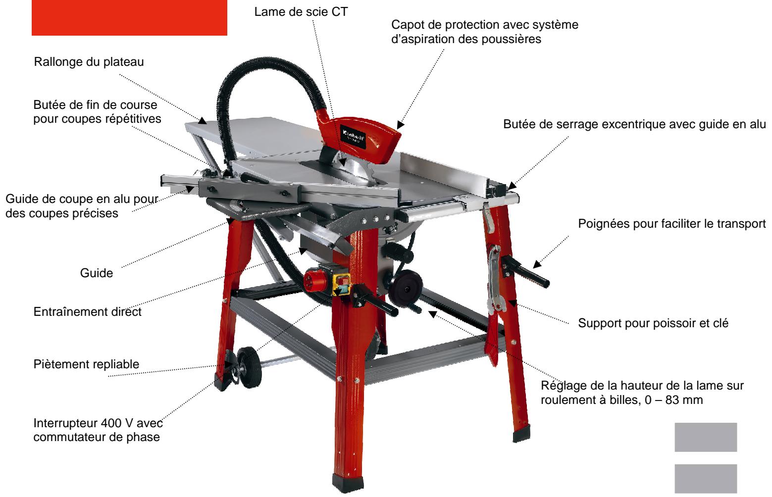 EINHELL RT-TS 2231 UD - Caracteristiques - 2