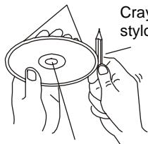 CONTINENTAL EDISON CEARUSB2 - préparation des disques neufs avec bords légèrement rugueux. - 1