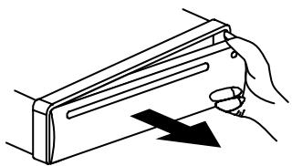 CONTINENTAL EDISON CEARUSB2 - Enlèvement de la façade détachable - 2