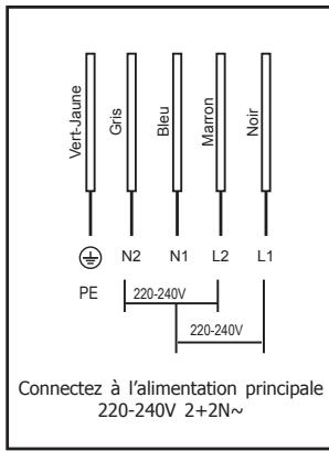 CONTINENTAL EDISON CECP551FSA - Schéma des branchements électriques - 1