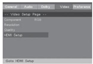 CONTINENTAL EDISON CEHCDVD211 - HDMI setup - 1