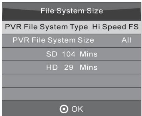 CONTINENTAL EDISON CETVLCD24FHD11 - Contrôle du système de fichiers PVR - 2