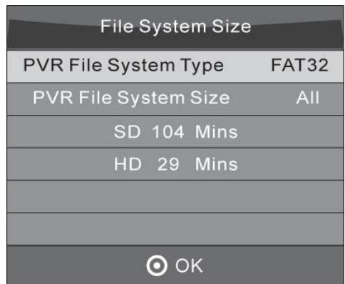 CONTINENTAL EDISON CETVLCD24FHD11 - Contrôle du système de fichiers PVR - 3