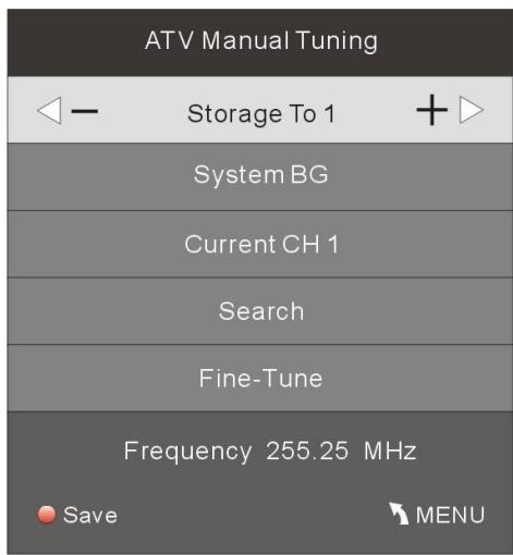 CONTINENTAL EDISON CETVLCD24FHD11 - Recherche manuelle en mode ATV (TV analogue) : - 1