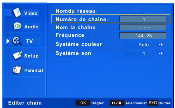 CONTINENTAL EDISON CE66HDD26G - MENU TV - 9