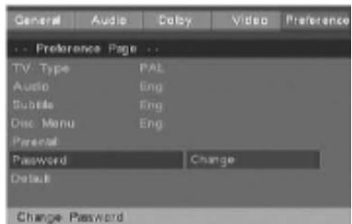 CONTINENTAL EDISON CECH044 - Mot de passe du contrôle parental - 1